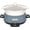 Blue New, variant on MAGNIFIQUE Small 5 Quart Round Casserole Programmable Slow Cooker with Glazed Ceramic Liner, Food Warmer Perfect Kitchen Small Appliance for Family Dinners, White