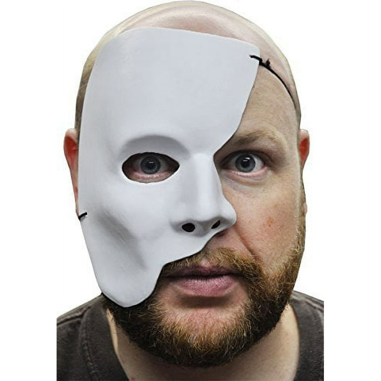 Morris Costumes White Partial Face Mask - Walmart.com