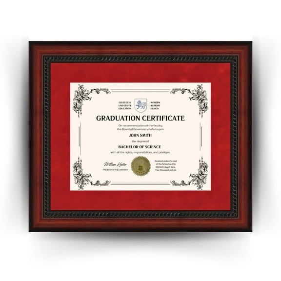 University of California Diploma Frame 8.5x11 Certificate Document
