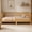 Natural, variant on Euroco Wood Full Size Platform Bed with Guardrails, 3-in-1 Convertible Montessori Daybed to Platform, White