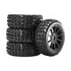 thumbnail image 1 of Juego de 4 ruedas y neumáticos RC de repuesto Baoblaze conjunto de modificación RC neumáticos para coche RC, 1 of 8