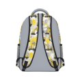 thumbnail image 3 of Excavator and Dump Truck Yellow Backpack for School, Cute School Bag with Adjustable Shoulder Straps and Padded Back, 15.3"x11"x6.7", 3 of 5