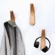 thumbnail image 3 of SZTXJ 4 Pieces Wooden Coat Hooks Natural Wood Wall Hanger Simple Modern V-Shape Wall Mount Stor (Wood Color), 3 of 5