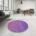 thumbnail image 3 of Ahgly Company Indoor Rectangle Patterned Heliotrope Purple Area Rugs, 2' x 5', 3 of 6