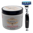 thumbnail image 1 of The Shaving Co Kit Rastrillo Negro Crema De Afeitar Sandalo amarillo 1, 1 of 11