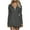 #0239-Gray, variant on Womens 2026 Fall Oversized Sweatshirt Dress Casual Long Sleeve Quarter Zip Ruffle Hem Pullover Mini Dresses