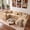 Beige, variant on XIZZI 127.5" Modular Sectional Sofa,Oversized Cloud Couch with Deep Seat,U-Shaped Modern Sectional Couches with Removable Ottoman for Living Room,5 Seat,Beige