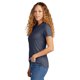 thumbnail image 3 of Gildan - Camiseta de CVC para Mujer (Niebla Azul Marino), 3 of 4