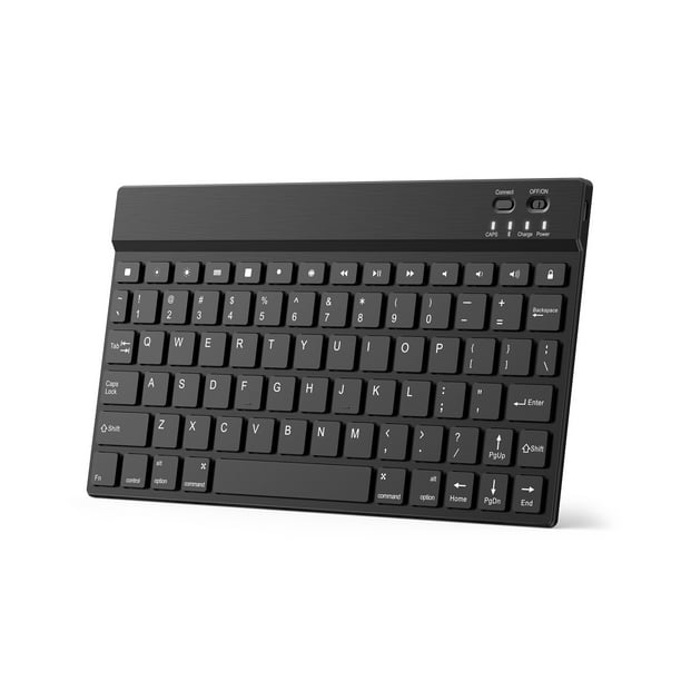 onn. Rechargeable Bluetooth Wireless Keyboard for Apple & Samsung