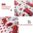 thumbnail image 4 of Kids Full Comforter Sets for Boys 8 Pieces Fire Truck White Bedding Set for Teens Soft Microfiber Kids Bed in A Bag with Comforter All Season, 4 of 7