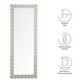 thumbnail image 2 of Modway Emmeline Scalloped Rectangle Floor Mirror, 2 of 8