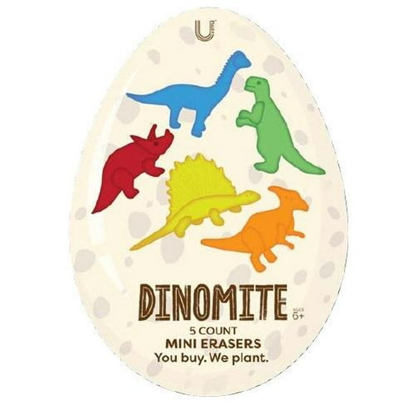 U Style Novelty Mini Erasers - Dino