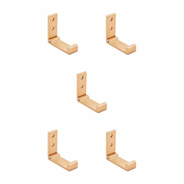 Toystoory Folding Hanging Hooks Aluminium Alloy Punch Foldable Rack Hanger Bearing Strong Towel Invisible Free for Bathroom Living Room Type2 NO2 Toystoory CBP259069