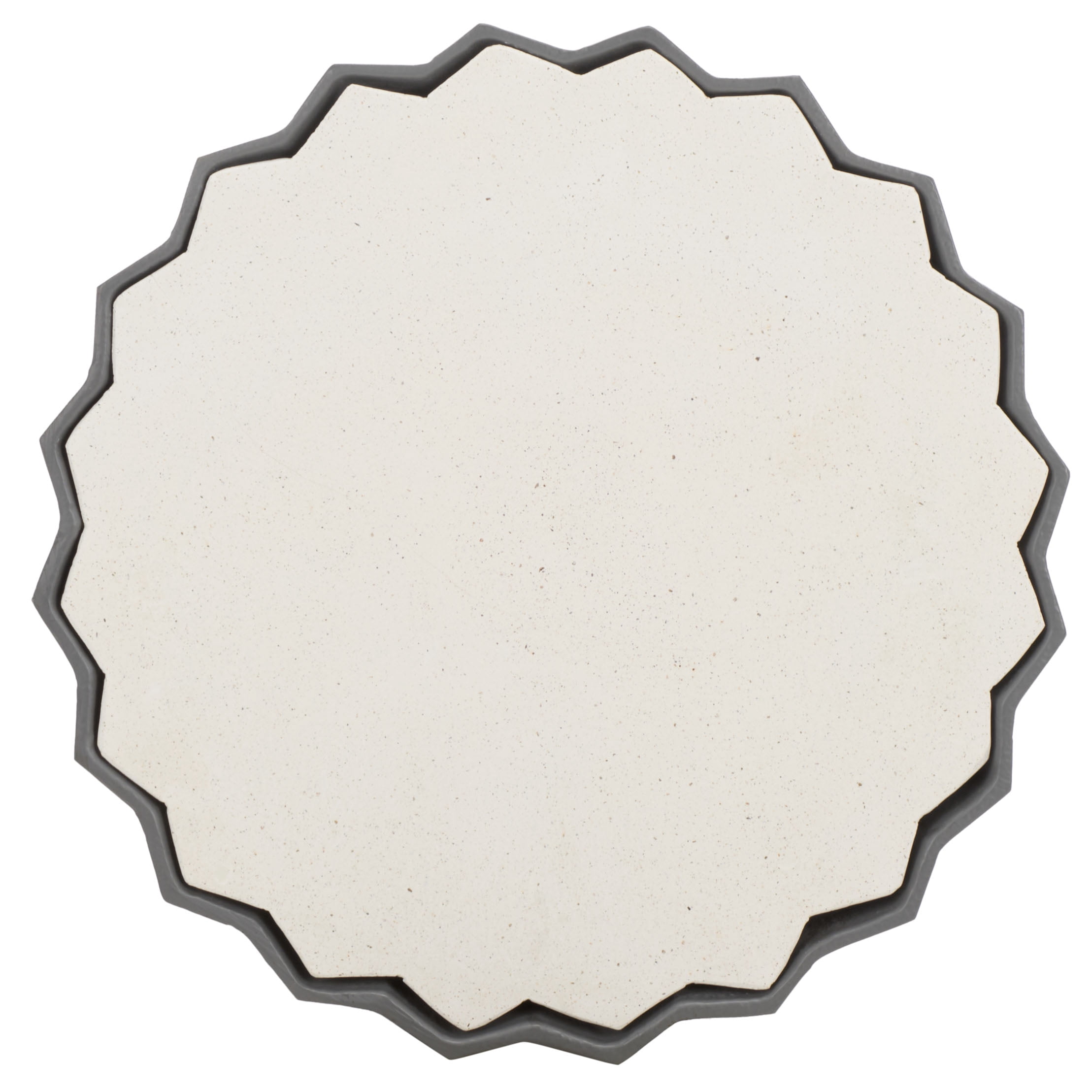 Safavieh Couture Cindylyn Concrete Top Modern End Table, Gray/White