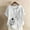 White, variant on SYMOID Womens Misses Casual Fashion Printed Round Neck Short Sleeve Button Blouse for Daily Wear,Pink,Size L