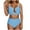 Blue, variant on Tie Bathing Suits for Women Women Two Piece Swimsuit Summer Swimsuit Bikini Set Tankini Swimsuits 2 Piece Bathing Suit