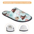 thumbnail image 3 of Balery Cute Pug Dogs Pantuflas de Casa de Felpa Silenciosas con Diseño Estampado, Zapatillas Cómodas Antideslizantes de Algodón para Interior-Large, 3 of 8