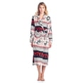 thumbnail image 4 of Casual Nights Robe Longue en Molleton de Vison Peluche pour Femmes pour les Fêtes - Blanc - XX-Grand, 4 of 4