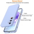 thumbnail image 3 of For Samsung Galaxy A55 5G Phone Case, Ebizware Shockproof Liquid Silicone Case Full-Body Protective Rugged Rubber Slim Cover with Microfiber Lining for Galaxy A55 5G (Lavender), 3 of 8