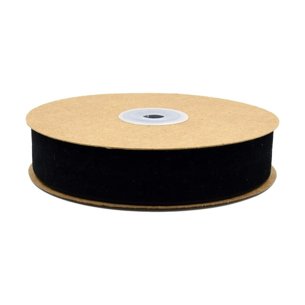 Cinta de terciopelo negra, de 0.5 cm de lado, cinta para manualidades, envoltura de regalo de flores, cinta decorativa