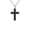 Small Black, variant on Women's Men's Stainless Steel Crucifix Cross Tiger Eye Necklace Pendant Chocker Chain Gifts Small Black