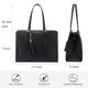 thumbnail image 4 of Bolsa para portátil LOVEVOOK para mujer de 17.3 pulgadas, piel sintética impermeable, 4 of 9