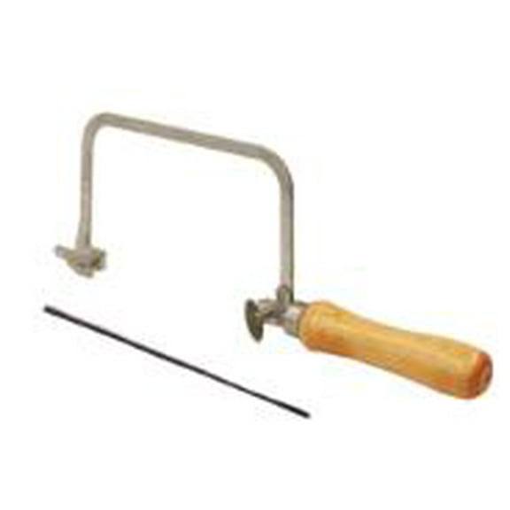 WEUVEB U Shaped Jewelry Saw for Precision Cutting with Ergonomic Handle Lightweight Metalworking Tool for Home Use Khaki Color