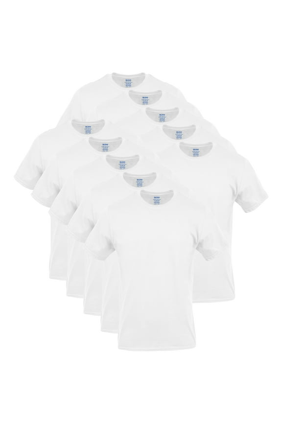 Men's Short Sleeve Crew T-Shirt, 10-Pack, Sizes S-3XL