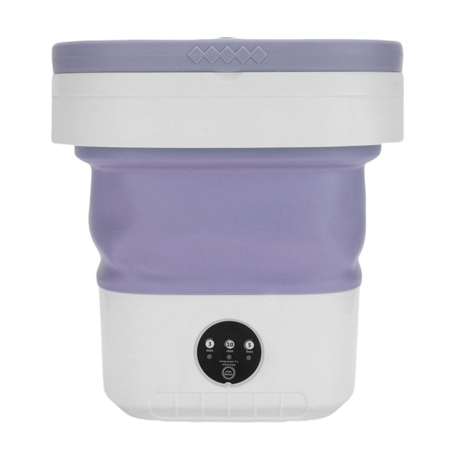Portable Washing Machine, 12L Foldable Mini Washer with 3 Cleaning Modes, Mini Compact Laundry Machine for Small ClothesUnderwear, Travel, Apartment, Home, Hotel