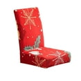 thumbnail image 2 of JMKQLZ Holiday Elastic Dining Chair Slipcover with Festive Print, Universal Fit for Most Chairs, Machine Washable Chair Cover for Easy Care, Seasonal Home Decor, 2 of 6