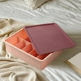 thumbnail image 5 of SCNOR Cubby Storage Organizer Storage Boxes Plastic Clothes Storage Organizer with Lids, 5 of 6