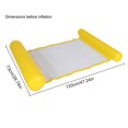 thumbnail image 3 of Colchones inflables plegables flotantes para piscina con hamaca de agua (amarillo) Ehuebsd Para Estrenar, 3 of 3