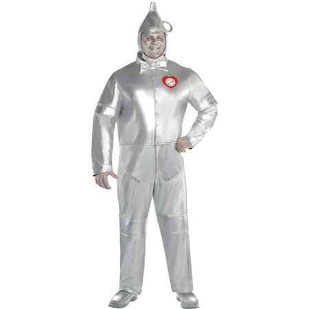 The Wizard of Oz Tin Man Costume for Adults, Plus Size, Includes a