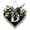 D, variant on Heart Shaped Farmhouse Door Sign With Your Family Initial Elegant Front Entry Hanging Decoration For Outdoor Seasonal Display