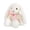 Bow-tie Bunny, variant on NCQ Floral Bunny Stuffed Animal Cream French Style Blossom Romantic Rabbit Plush Toy Easter Stuffers Birthday Gifts Girlfriend Kids Party Favors Home Aesthetic Bedroom Decoration 8.7 Inch 9.5 oz