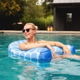 thumbnail image 5 of Big Joe Noodle Sling XL Pool Float, Coral Bloom, Doubled-Sided Mesh, Quick Draining Fabric, No Inflation Needed, 5 of 8