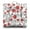 Botanical, variant on Bright Floral Floor Pillow - Thick Square Tatami Mat with Artistic Watercolor Garden Art