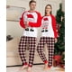 thumbnail image 2 of Pijamas a juego para la familia, nuevo gorro navideño de dibujos animados, pantalones a cuadros con estampado de letras, traje para niños adultos, mono de bebé, ropa para perros, 2022, 2 of 5