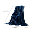 thumbnail image 2 of Qocolhg Queen Size Throw Blanket for Couch Sofa Bed,Super Soft Cozy Blankets for Women Adults,Fleece Blanket for Girls,Silky Flannel Fleece Lightweight Bed Blanket All Season Use,Clearance,Blue, 2 of 2