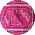 thumbnail image 1 of Ahgly Company Indoor Round Persian Pink Traditional Area Rugs, 3' Round, 1 of 4
