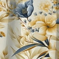 thumbnail image 2 of Designart "Seaside Floral Serenity I II" Boho Blackout Curtain Single Panel, 2 of 4
