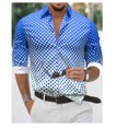 thumbnail image 1 of Camisas con botones con estampado retro 3D para hombre, ropa de alta calidad, moda urbana informal para primavera y verano, nueva, 1 of 6