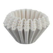 Disposable Coffee Filters, Pack of 50 Paper Basket Style Filter, Natural White Unbleached, for Home Commercial Coffee Dripper, Compatible with Single Pour Over and Drip Coffee Makers