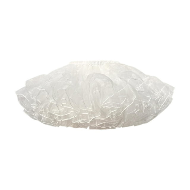 Falda tutú corta de crinolina de 4 capas para mujer, ideal para bodas Altura 30 cm