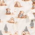 thumbnail image 7 of sdbrld Sleepers for Baby Boy Newborn Pajamas Long Sleeve Romper Jumpsuit Infant Clothes Boys 3-24Months Bodysuit Fall Winter Coffee Sizes 6-9 Months, 7 of 7