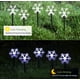 thumbnail image 3 of Paquete de 5 luces LED de jardín para jardín, luces de camino impermeables con energía solar, decoración navideña para fiesta de invierno, césped, festival de bodas (blanco frío), 3 of 5