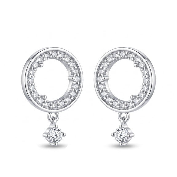 925 SILLER Drop Silver Earrings 925 Sterling, Sterling Silver