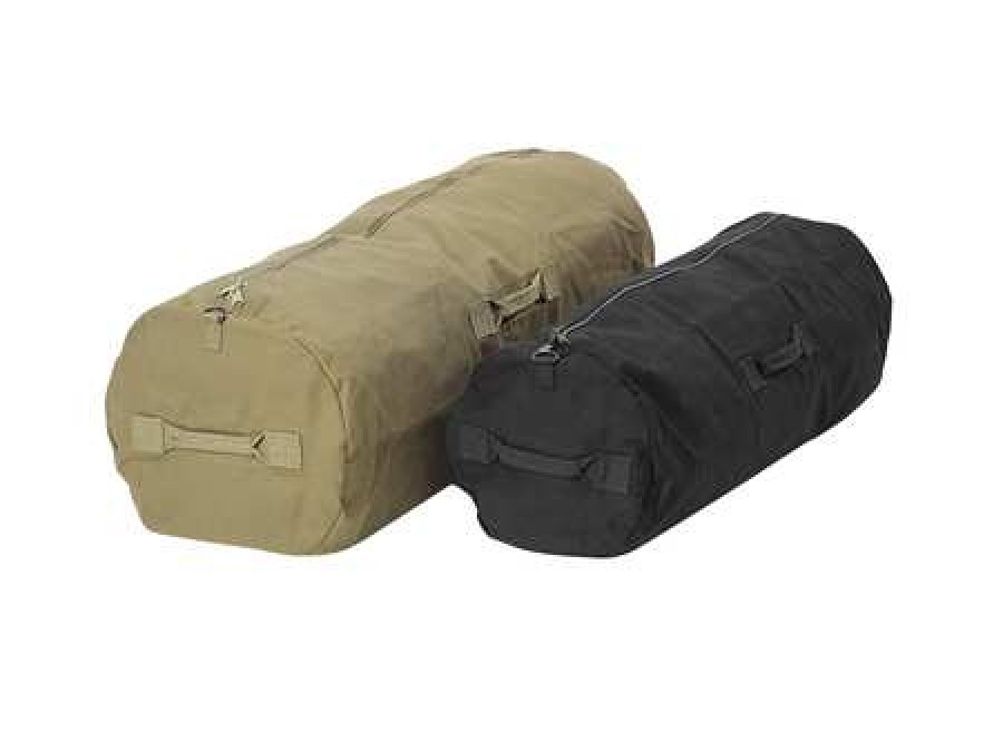 TEXSPORT 10535 Duffel Bag, Canvas, Black
