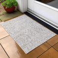 thumbnail image 6 of Addison Rugs Chantille Indoor/Outdoor Transitional Floral Taupe Washable Rectangle Rug, 1'8" x 2'6", 6 of 6