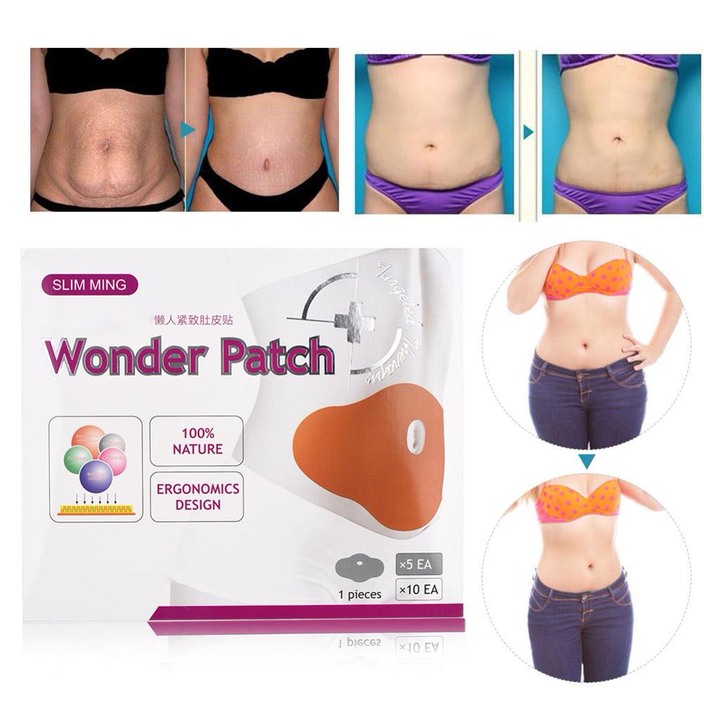 YLSHRF 6pcs/Bag Lazy Weight Loss Belly Fat Burning Patches Stomach